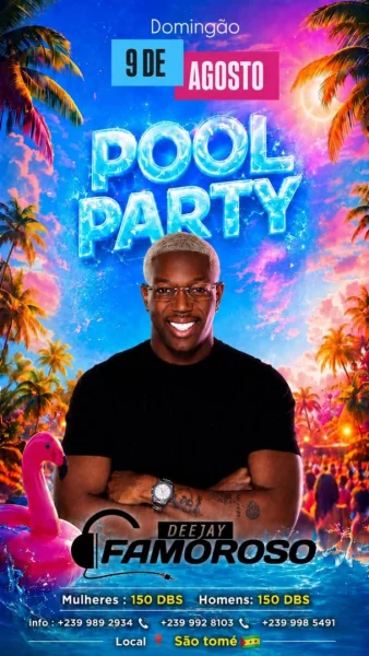 Pool Party com Deejay Famoroso