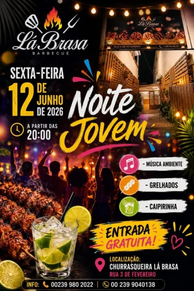 Noite Jovem na Churrasqueira Lá Brasa
