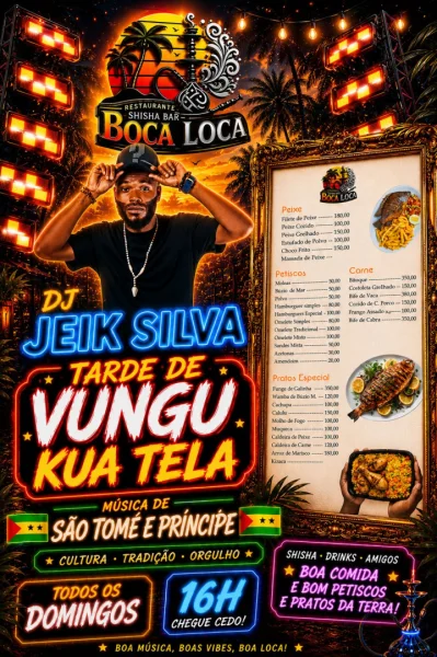 Tarde de Vungu Kua Tela no Boca Loca