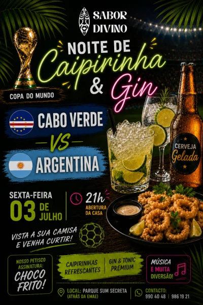 Transmissão de Jogo: Cabo Verde vs Argentina