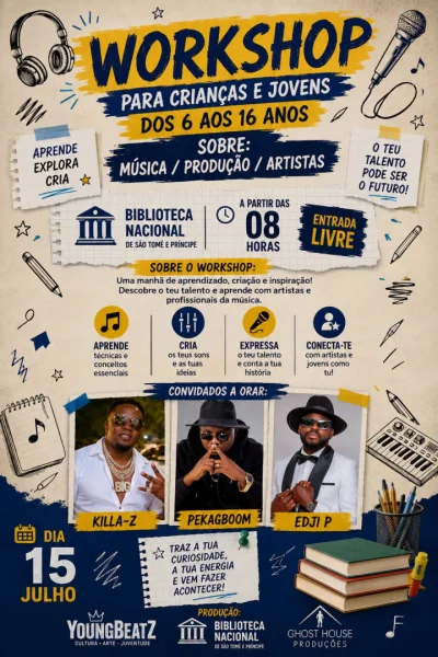 Workshop para Crianças e Jovens