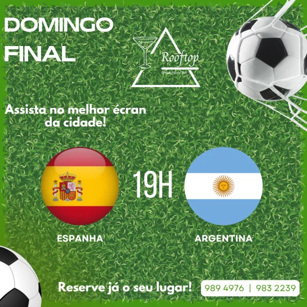 Espanha vs Argentina - Final do Campeonato do Mundo
