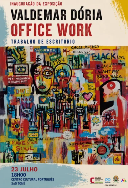 Exposição de pintura   "Office Work - Trabalho de Escritório", de Valdemar Dória, no CCP