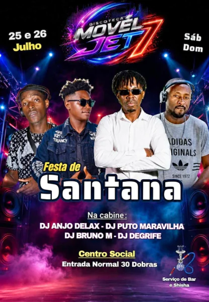 Festa de Santana - Discoteca Móvel JET 7