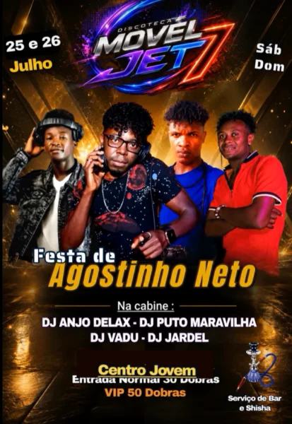 Festa de Agostinho Neto na Discoteca Móvel JET 7
