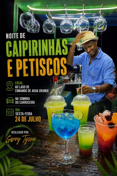 Noite de Caipirinhas e Petiscos