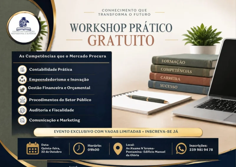 Workshop Prático Gratuito: As Competências que o Mercado Procura
