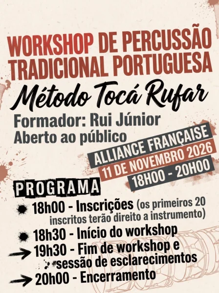 Workshop de Percussão Tradicional Portuguesa