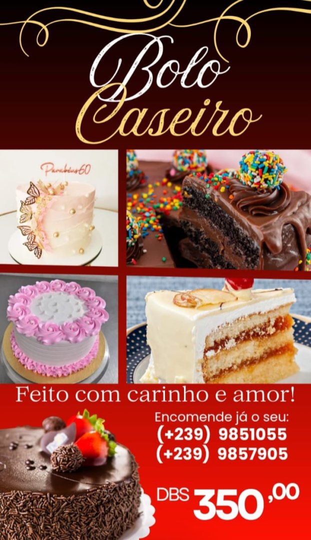 Bolos Caseiros por Encomenda