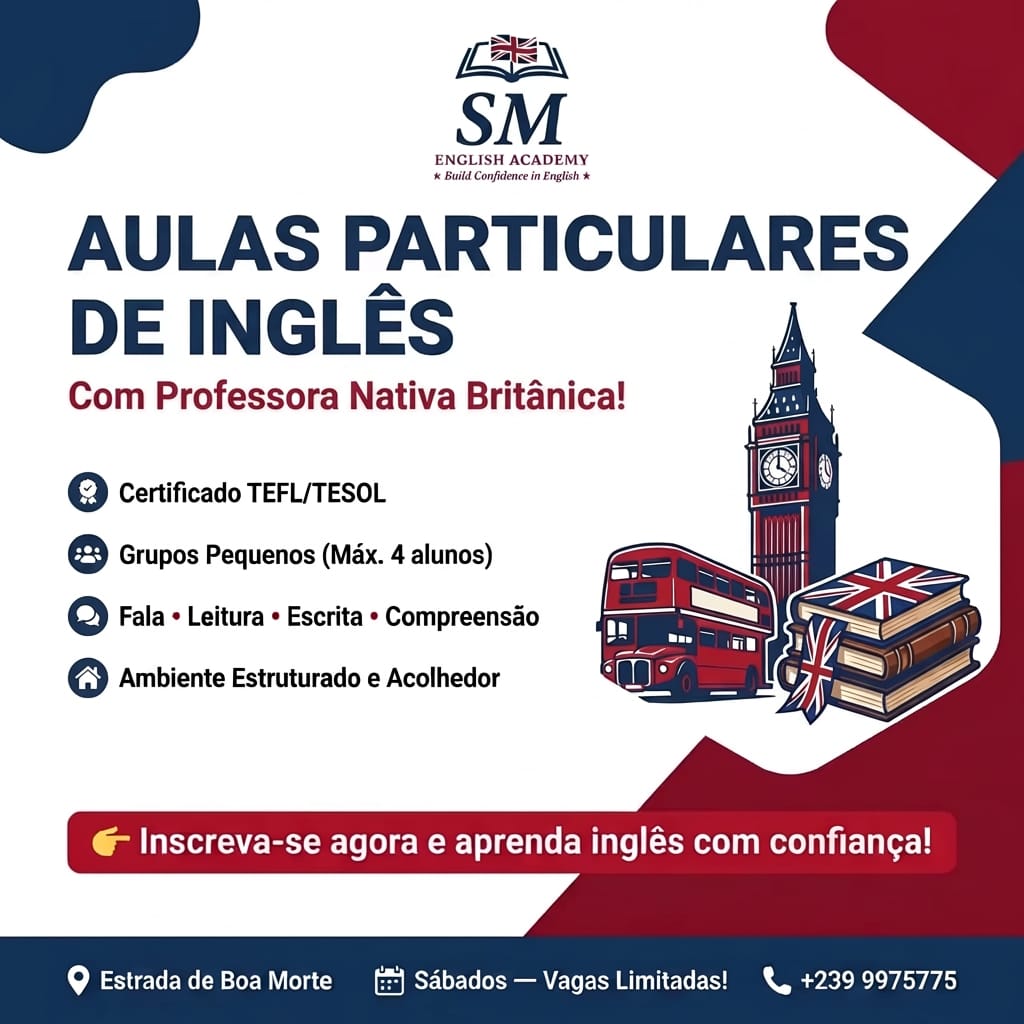 Aulas de Inglês com Professora Nativa Britânica!