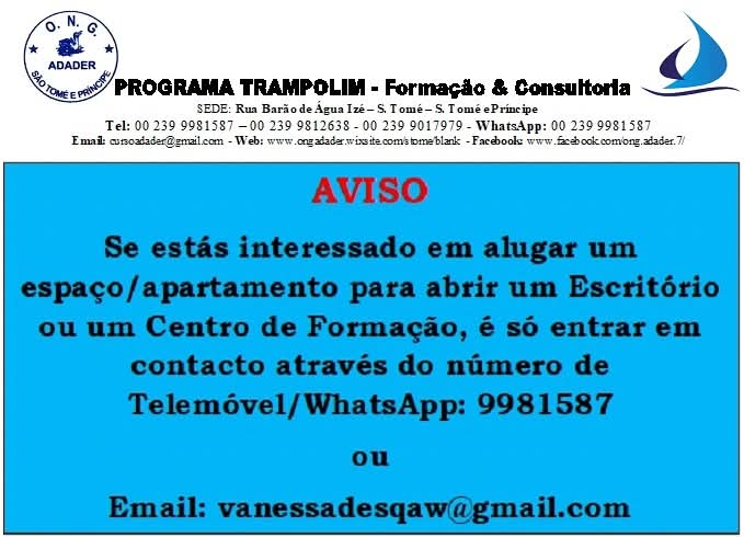 Arrendamento de Espaço para Escritório ou Centro de Formação