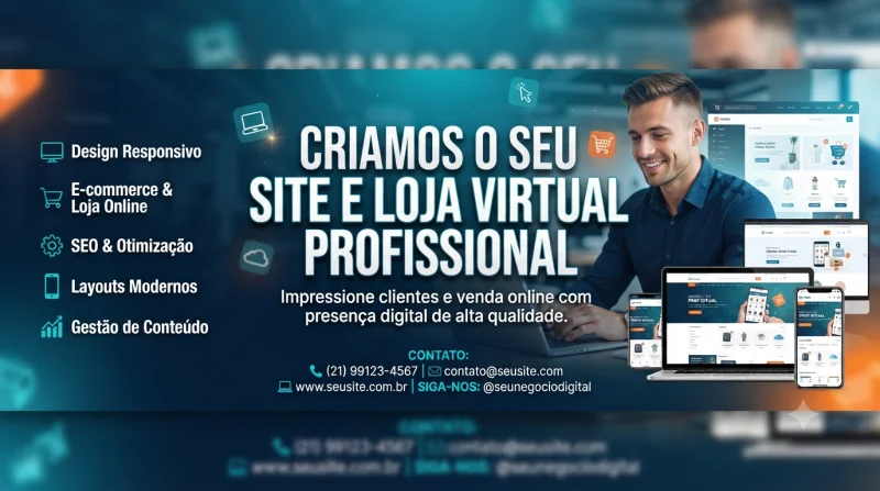 Criação de site é loja virtual
