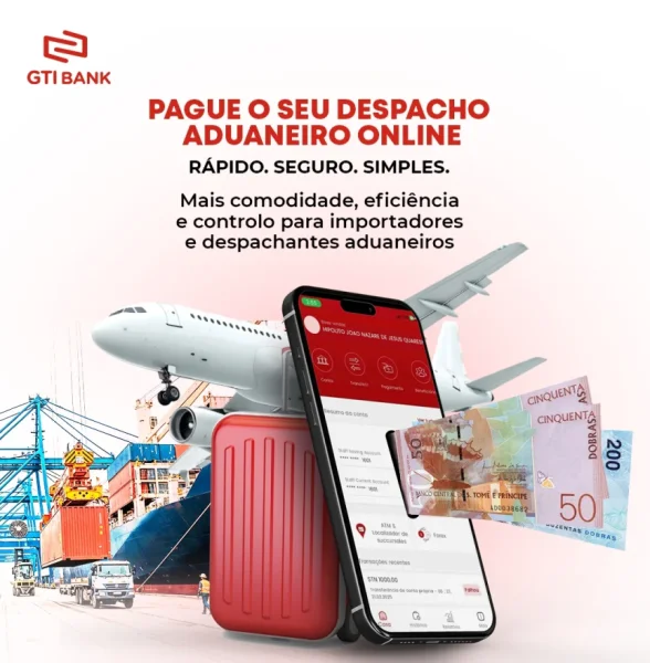 Pague o seu Despacho Aduaneiro Online com o GTI BANK